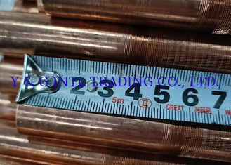 KL Fin Tipo Scambiatore di calore Cupro Nickel Fined Tube In Argento Con Bare Tube Copper Nickel Alloy