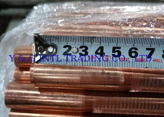 KL Fin Tipo Scambiatore di calore Cupro Nickel Fined Tube In Argento Con Bare Tube Copper Nickel Alloy