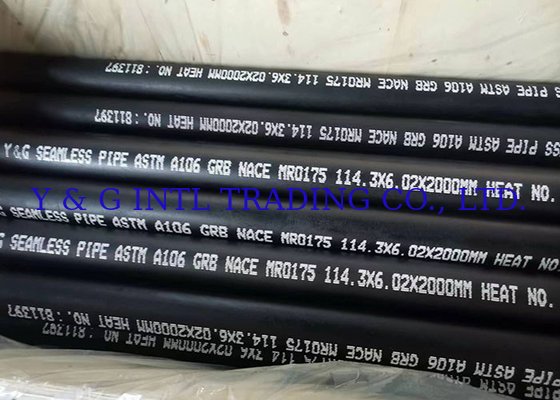 tubi di acciaio al carbonio con estremità a filo in ASTM A53 ASTM A106