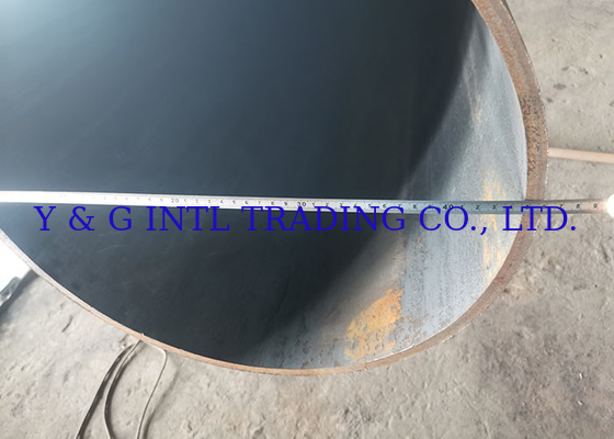 5-100 mm tubo di acciaio al carbonio galvanizzato verniciato rivestito con estremità filettate a bivella